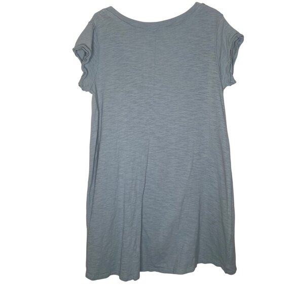 Umgee Womens Cotton Tunic Dress S Short Sleeve Knee Length Lagenlook - Picture 4 of 8